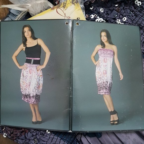 Lapis Convertible Strapless Smocked Skirt/Dress, O - Picture 7 of 7